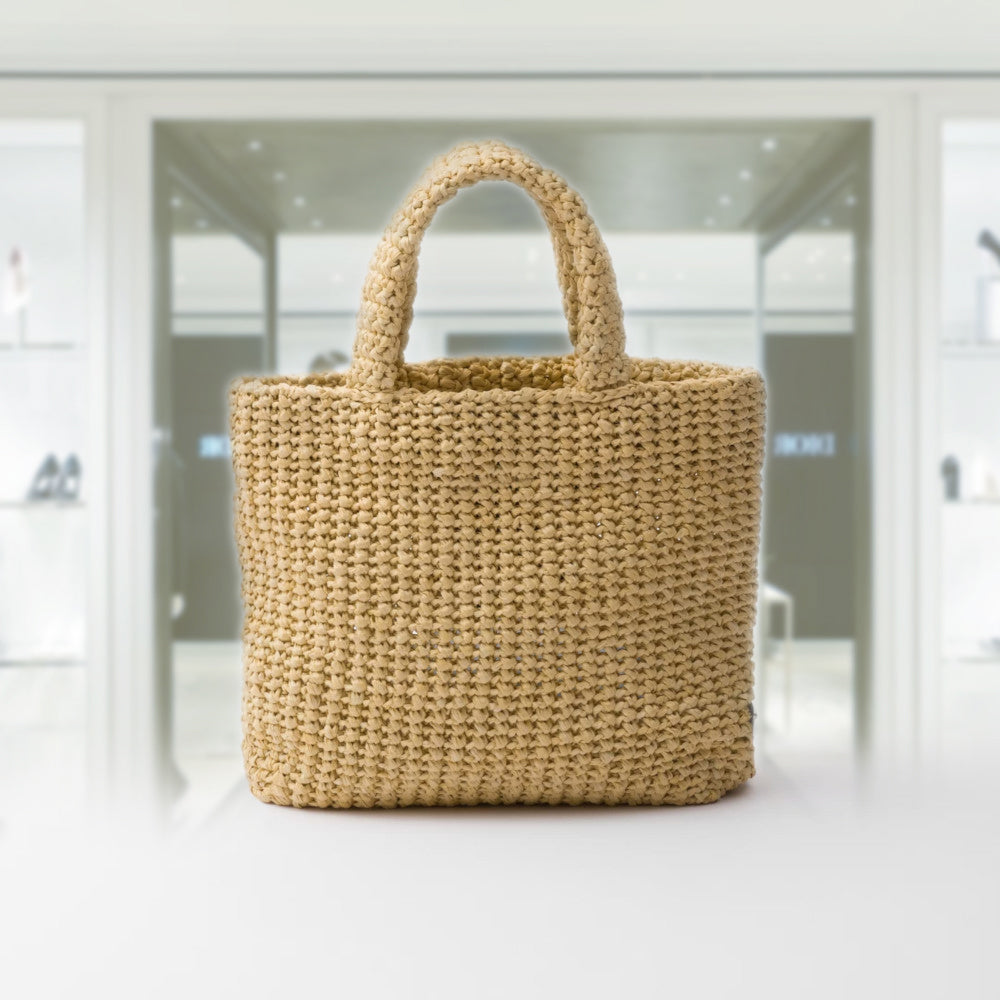Small crochet tote bag