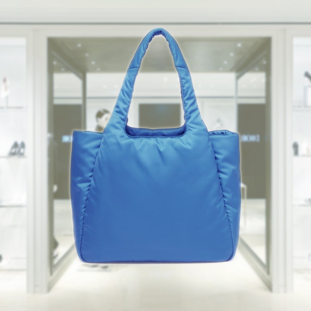 Large padded Re-Nylon tote bag