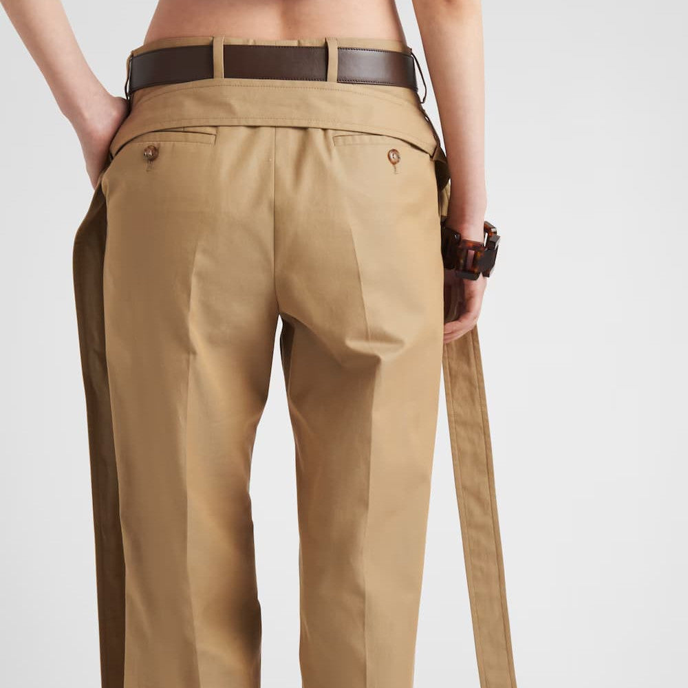 Cotton twill pants
