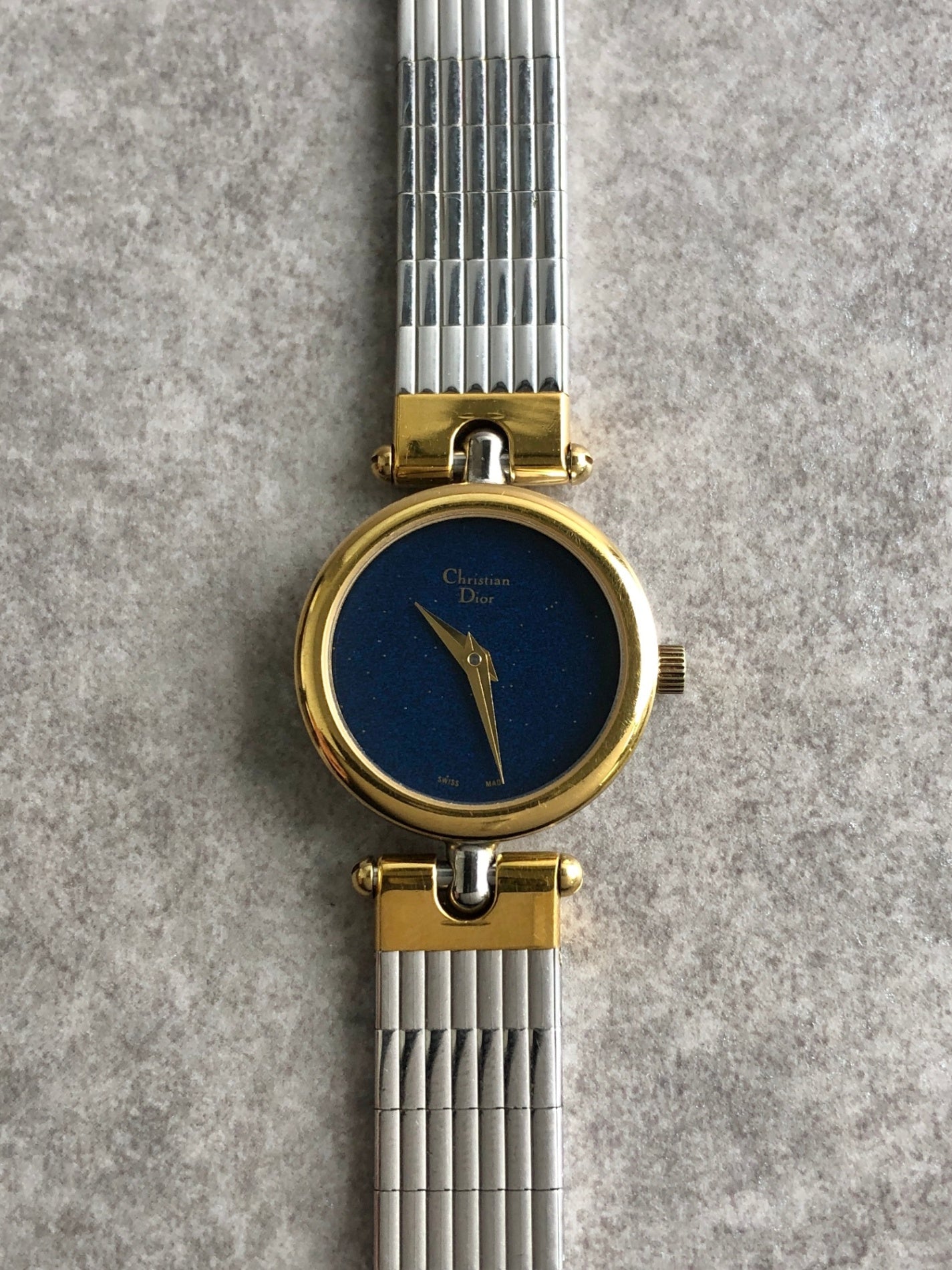 Christian Dior Quartz Watch Silver 3025 Vintage r45j37