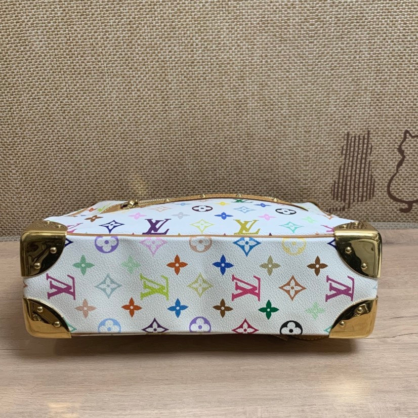 preloved LV&TM White Multicolor Boulogne