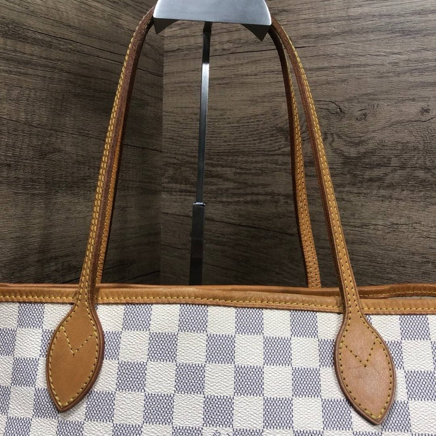 Louis Vuitton Neverfull MM Damier Azur Tote Bag
