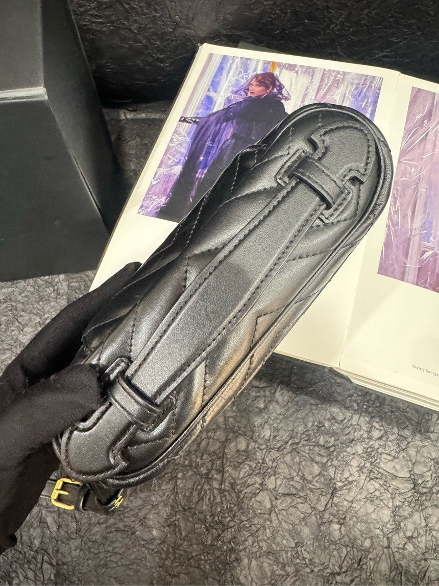 Chanel GG Quilted Black Crossbody Bag