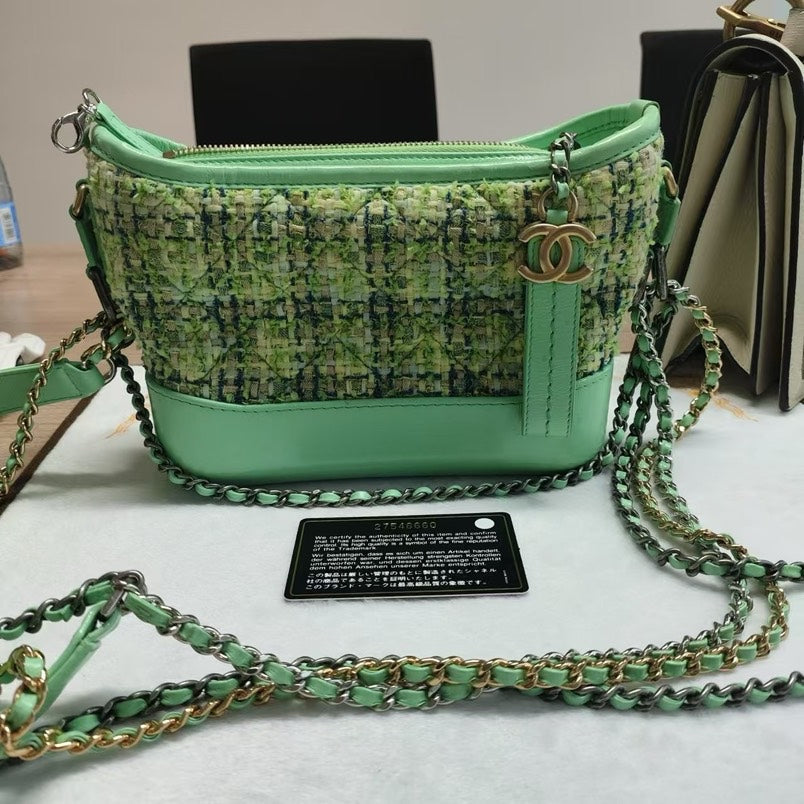 Chanel Gabrielle PM Mint Green Crossbody Bag