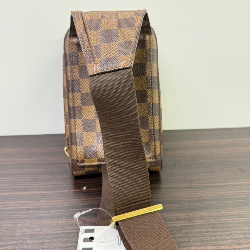 Preloved Louis Vuitton Damier Ebene Body Bag LB109871 - Brown Crossbody Bag