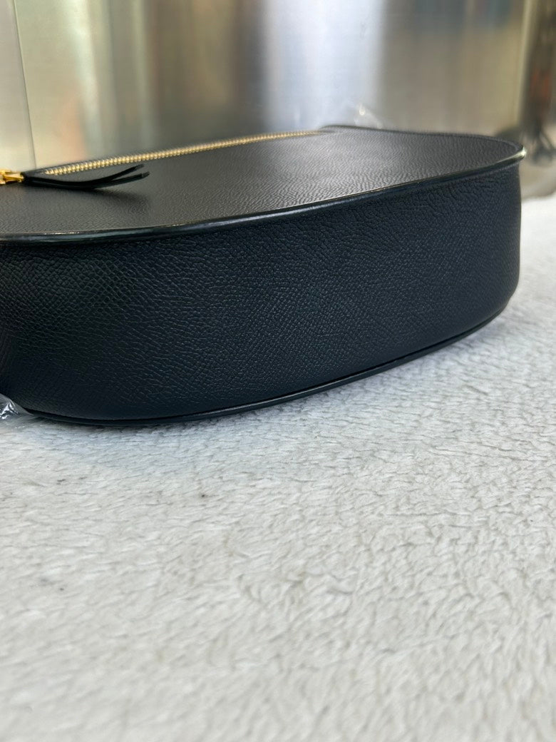 Celine Box Bag, Black Leather Crossbody