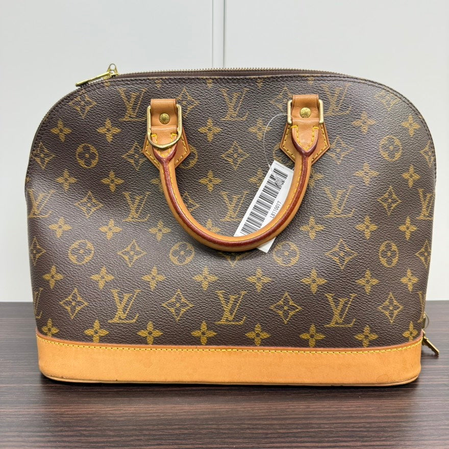 Preloved Louis Vuitton Monogram Alma PM Handbag Brown Top Handle Bag LB110017
