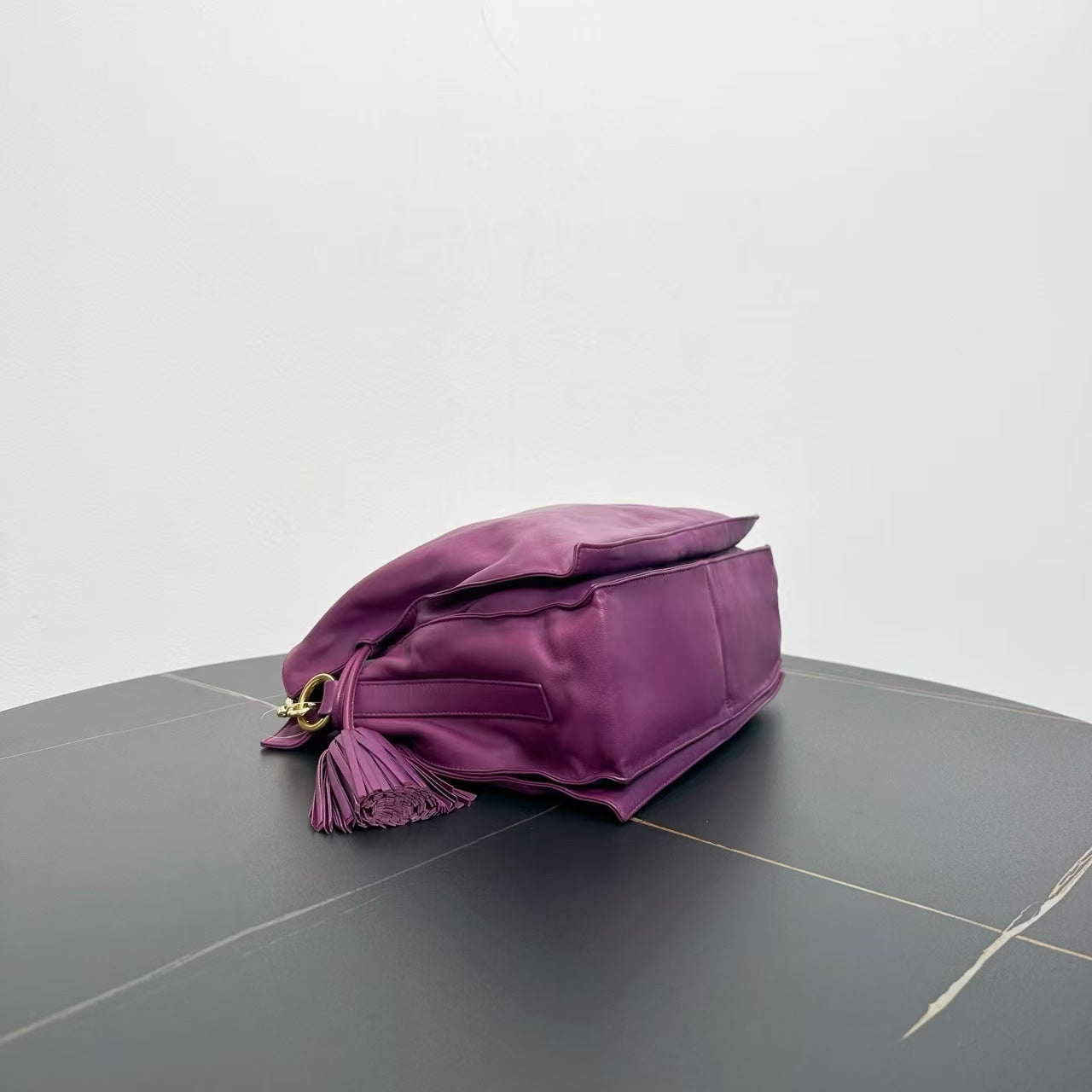Loewe Flamenco Purple Crossbody Bag - Preloved