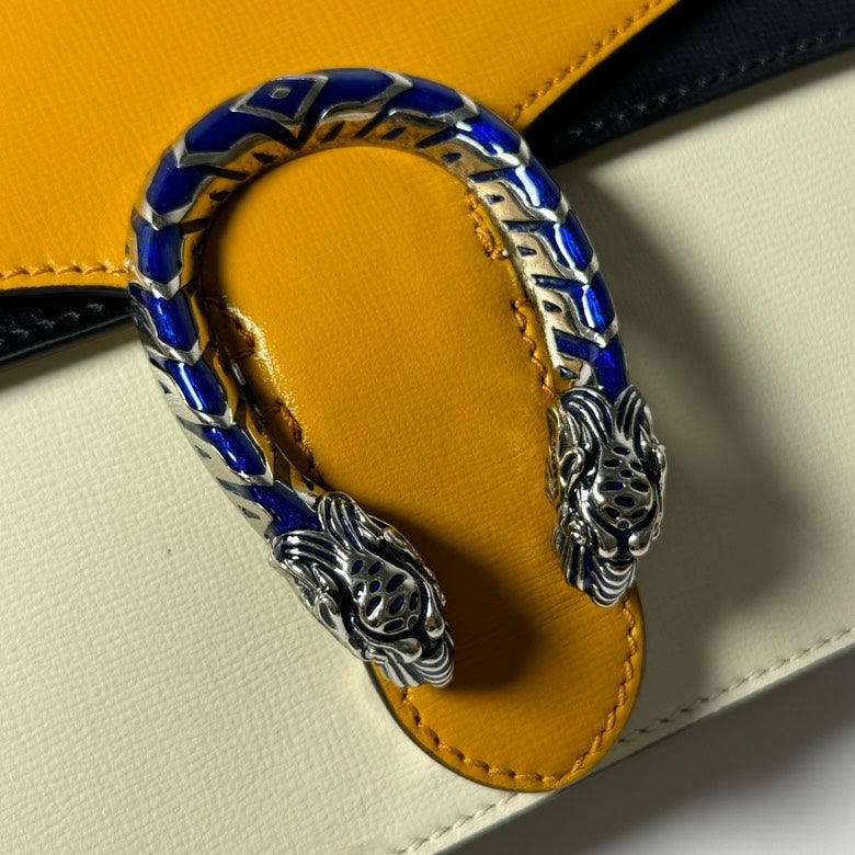 Gucci Dionysus Mustard Leather Shoulder Bag