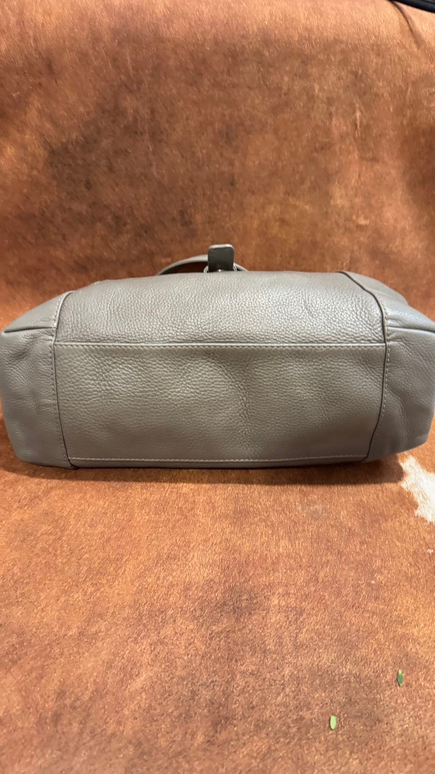 Gucci Hobo Bag Gray Leather Shoulder Bag