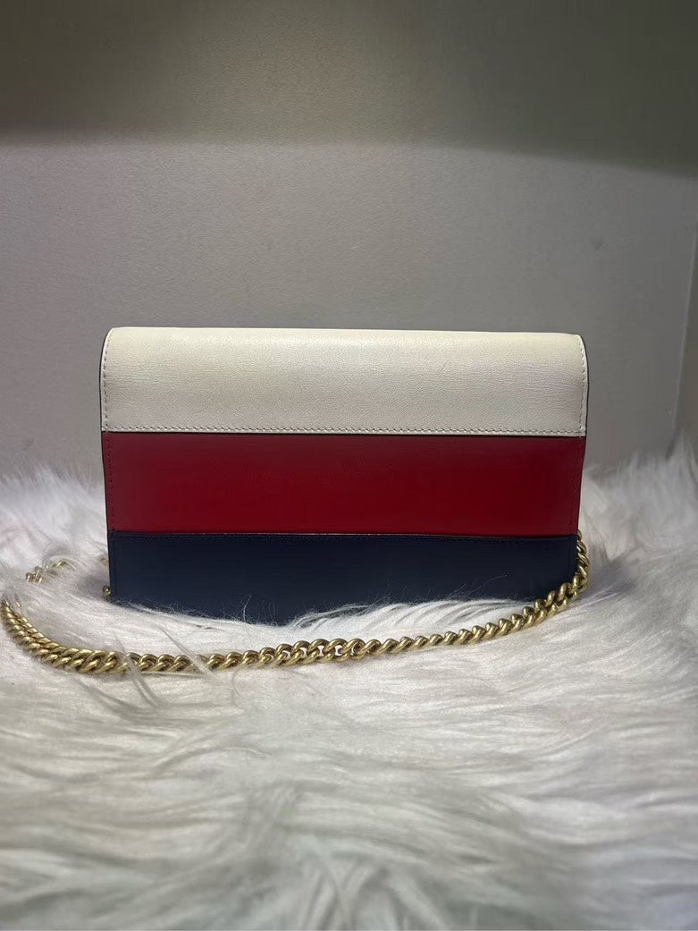 Gucci Sylvie White Clutch Bag