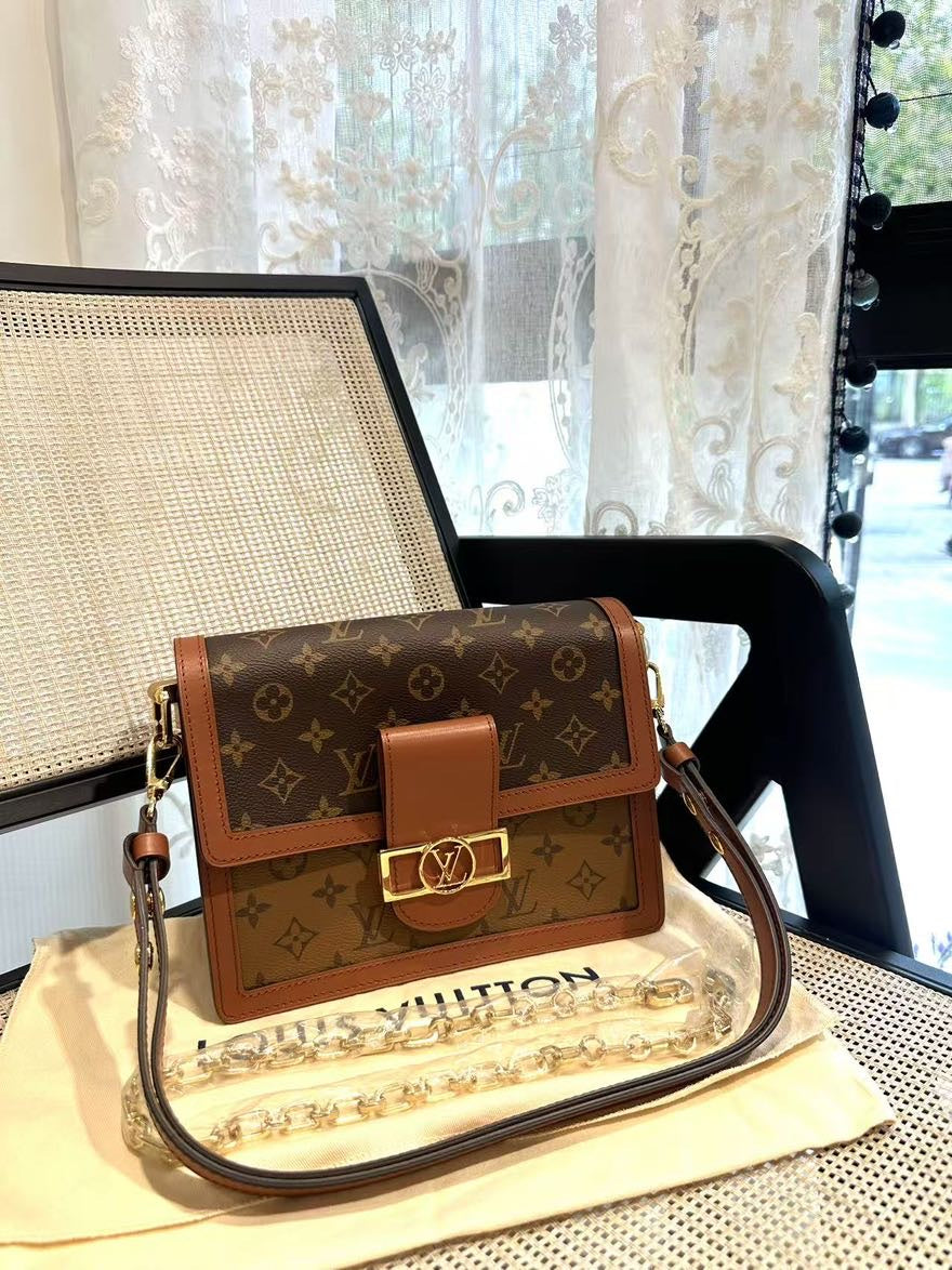 Preloved LV Louis Vuitton Dauphine Bag with Chip