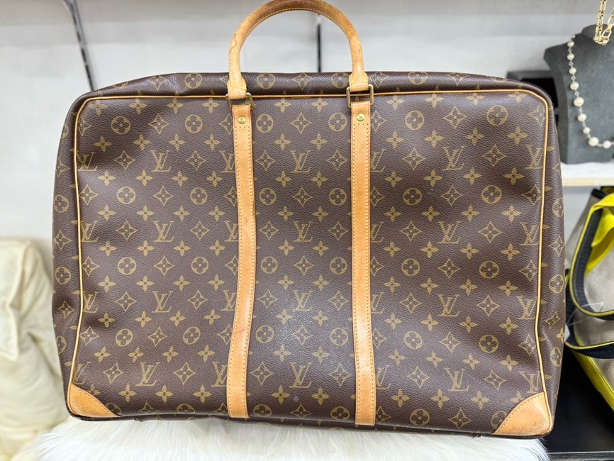 Preloved Louis Vuitton Monogram Canvas Sirius 50 Brown Travel Bag