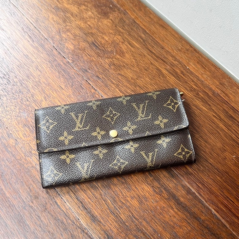 Preloved LV Monogram Long Wallet AG089