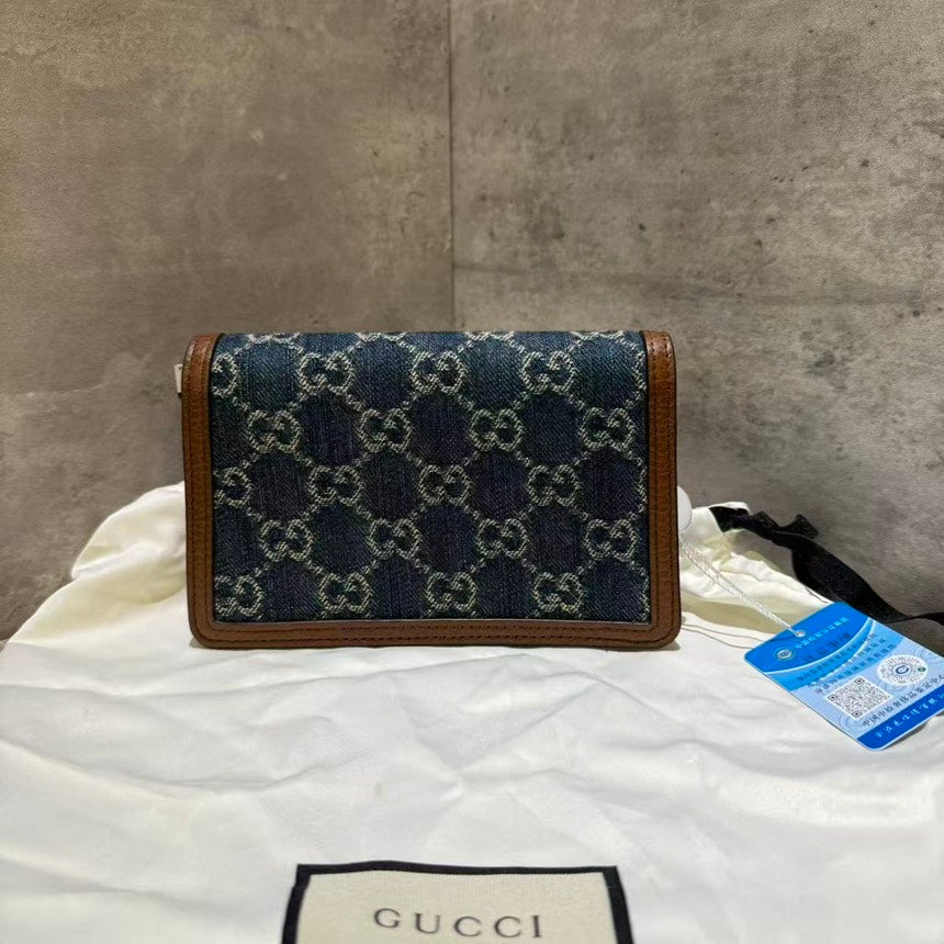 ❤️🔥Gucci Dionysus bag mini denim monogram