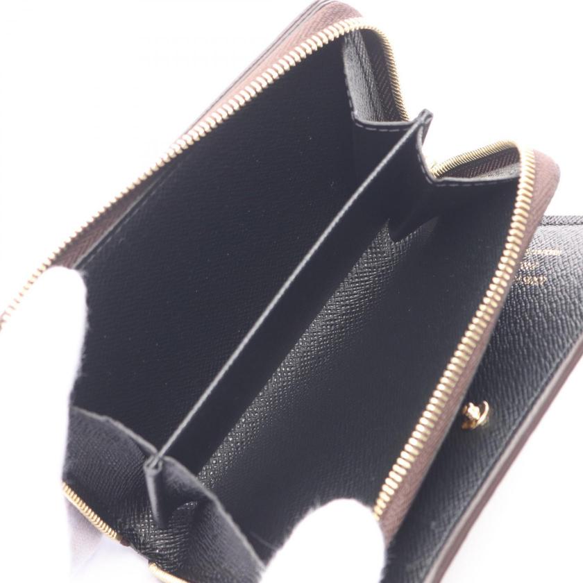 LOUIS VUITTON Portefeuil Roux Monogram Reverse Bi-fold Wallet PVC Leather Brown