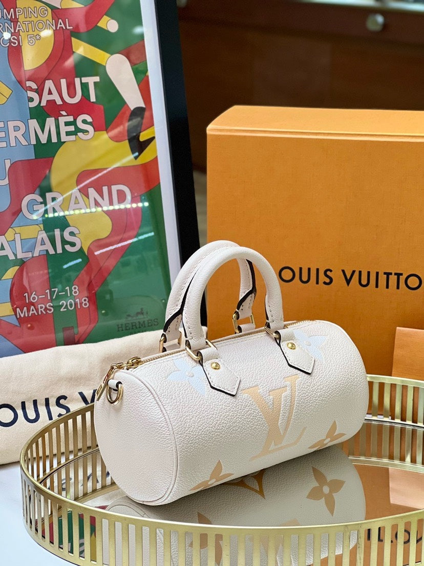 Un Louis Vuitton PAPILLON BB 20*10*10cm FullSet 9776