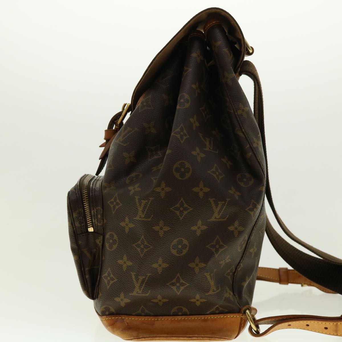 LOUIS VUITTON Monogram Montsouris GM Backpack M51135 LV Auth rd4747