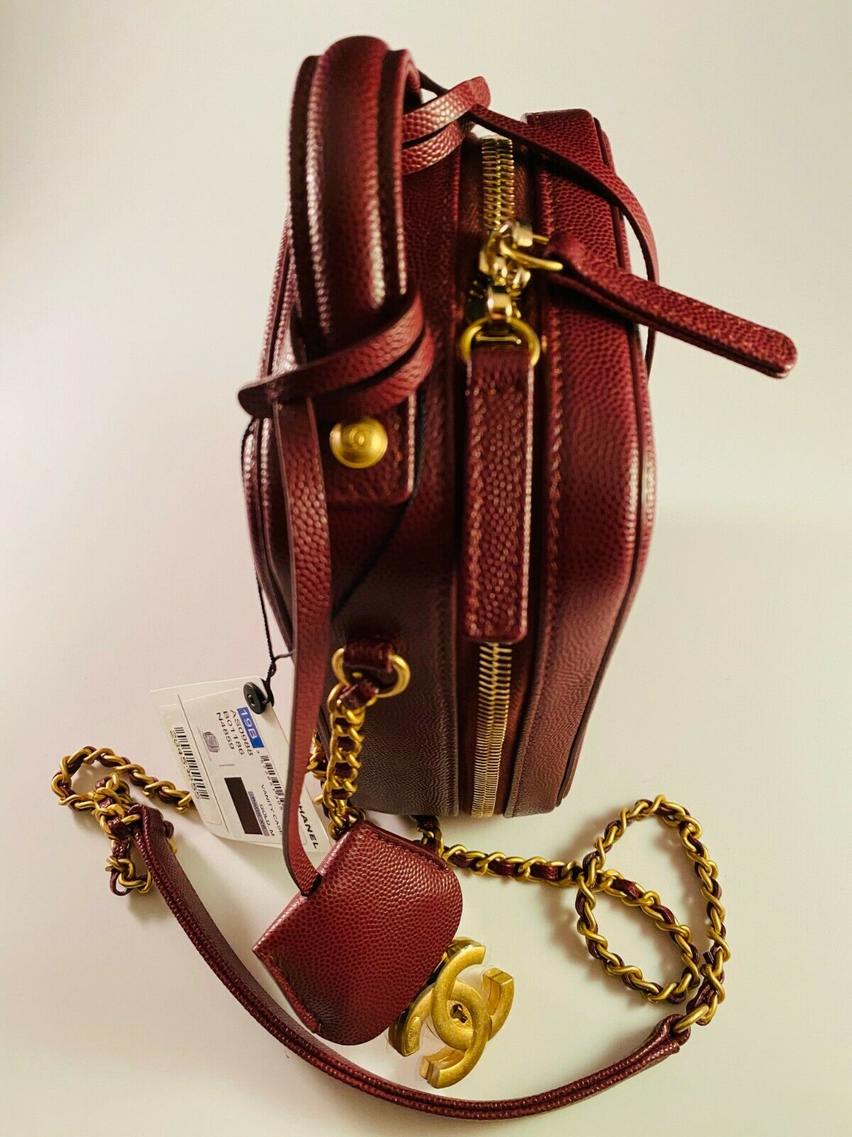 Chanel Small Vanity Case Red