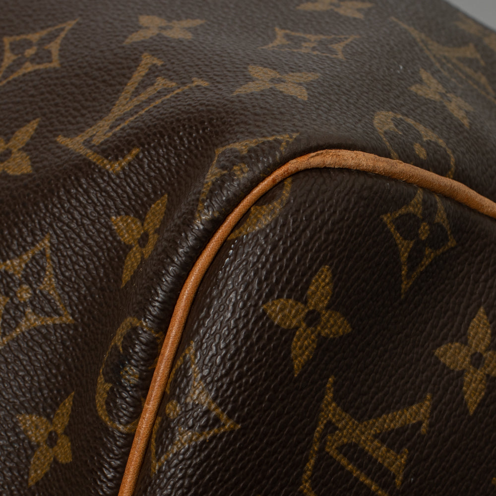 Keepall 55 Vintage en toile monogramme marron