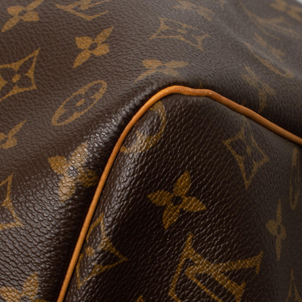 Keepall 60 Vintage en toile monogramme marron