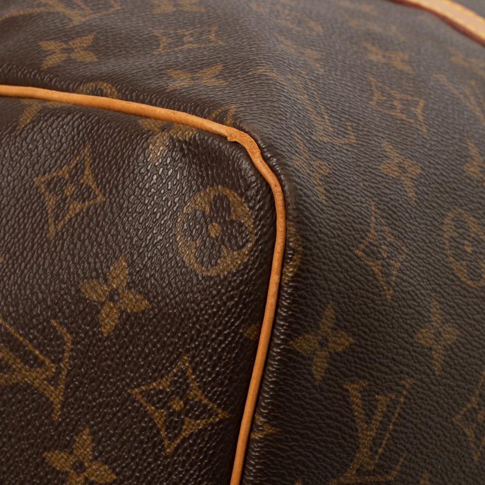 Keepall 45 Vintage en toile monogramme marron