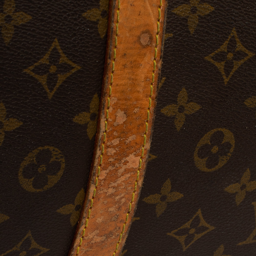 Keepall 60 Vintage en toile monogramme marron