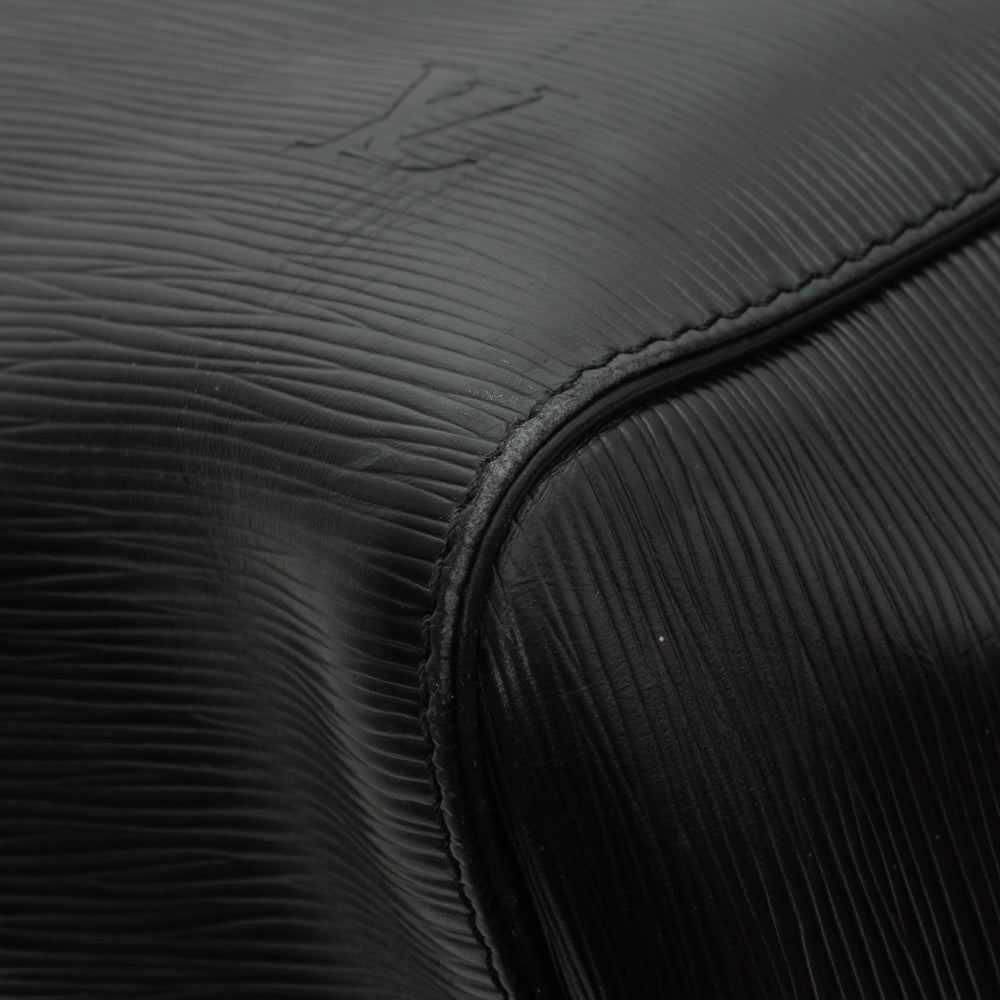 Keepall 55 Vintage en cuir épi noir