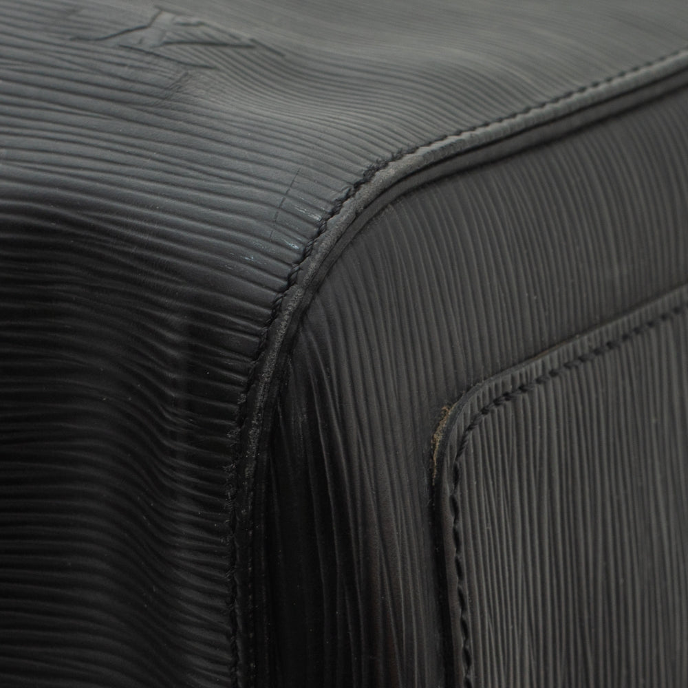 Keepall 55 Vintage en cuir épi noir