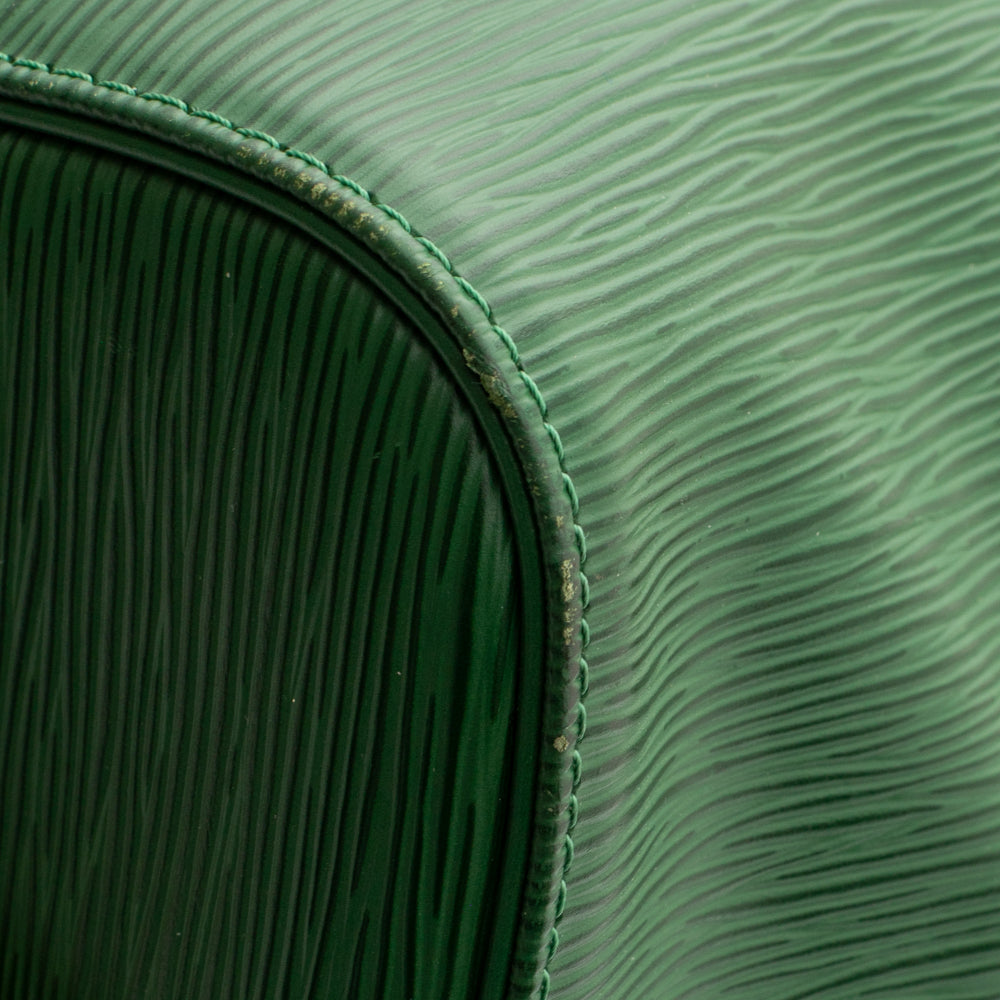 Keepall 45 Vintage en cuir épi vert