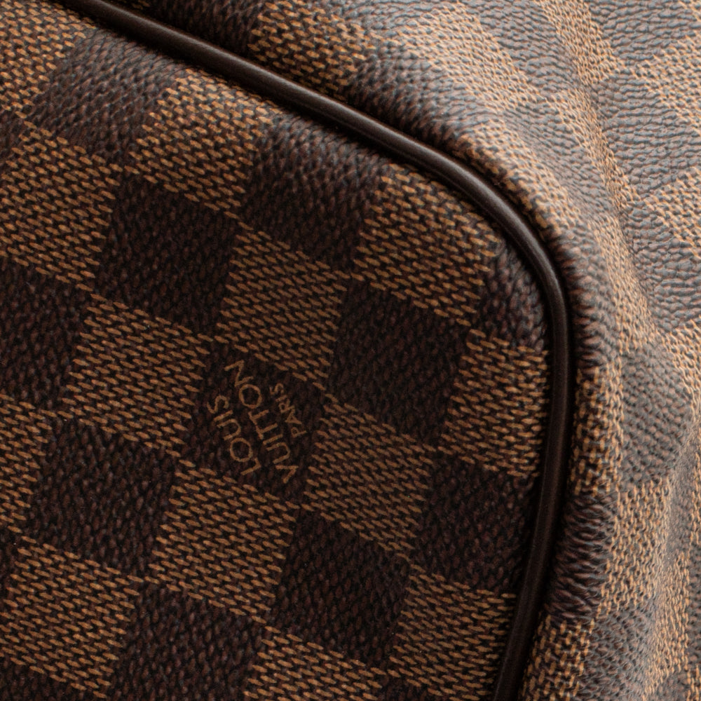 Keepall 55 en toile damier ébène