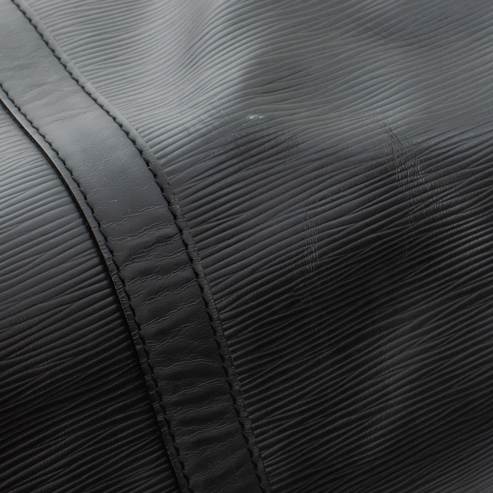 Keepall 45 Vintage en cuir épi noir