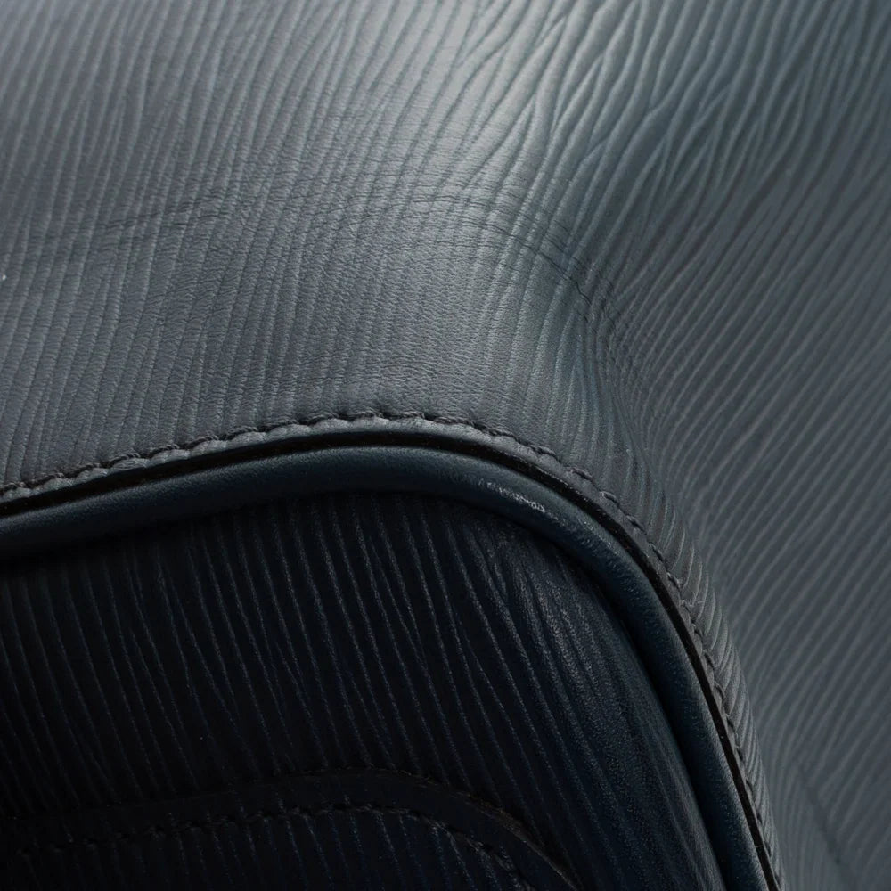 Keepall 45 en cuir bleu
