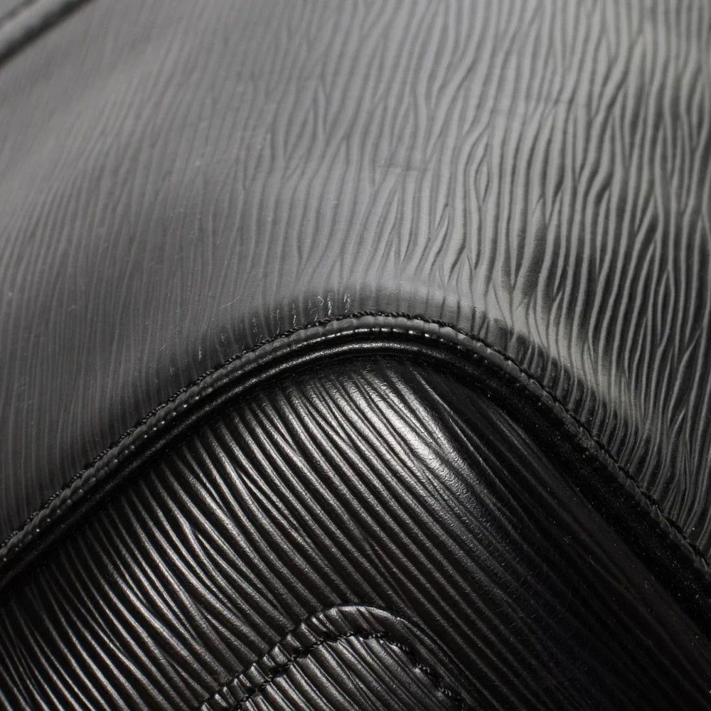 Keepall 50 Vintage en cuir épi noir