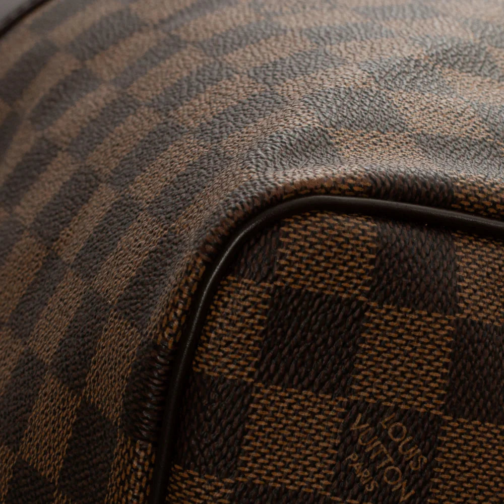 Keepall 55 en toile damier ébène