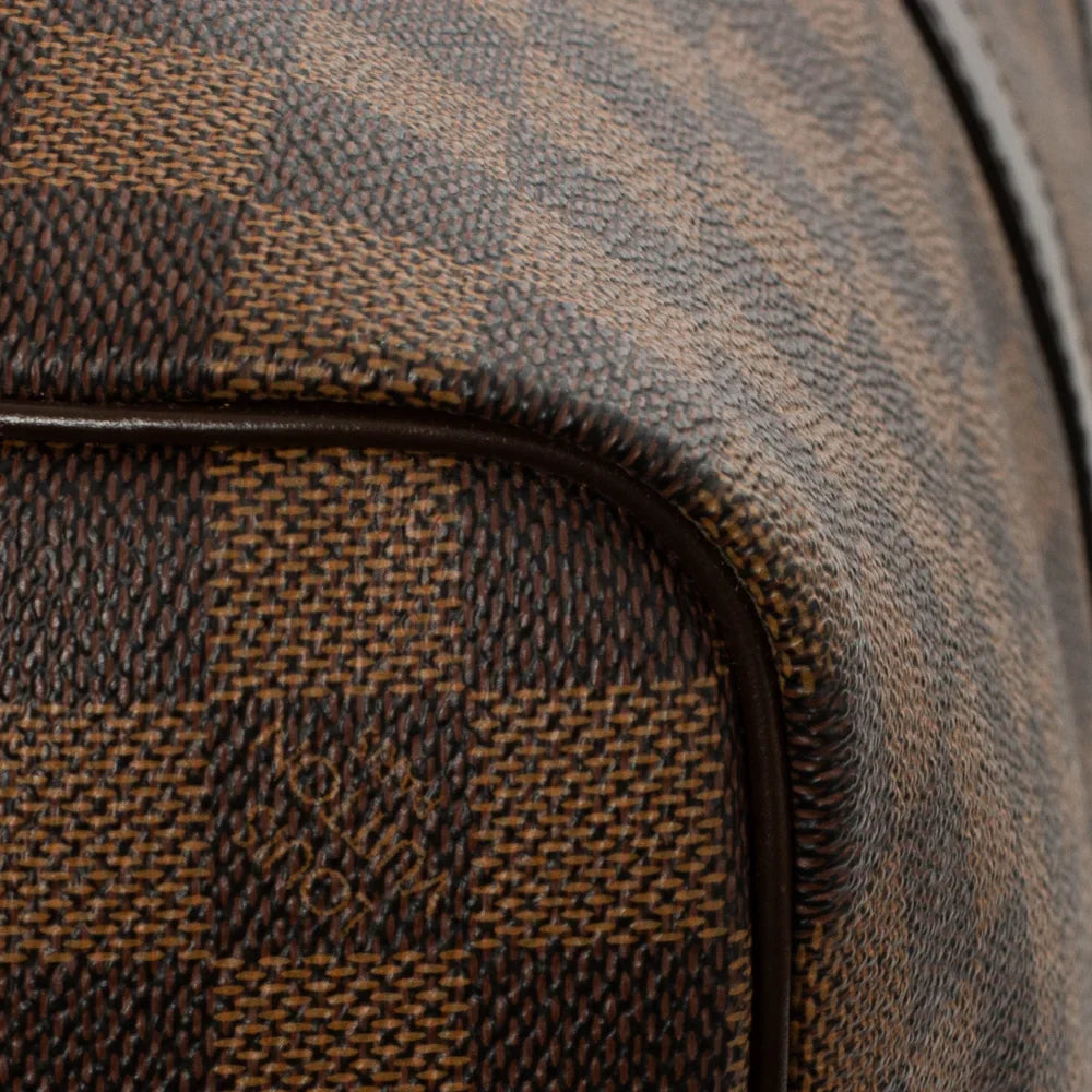Keepall 50 vintage en toile damier ébène