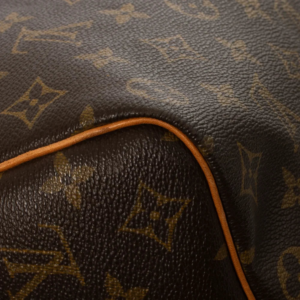 Keepall 50 Vintage en toile monogram marron