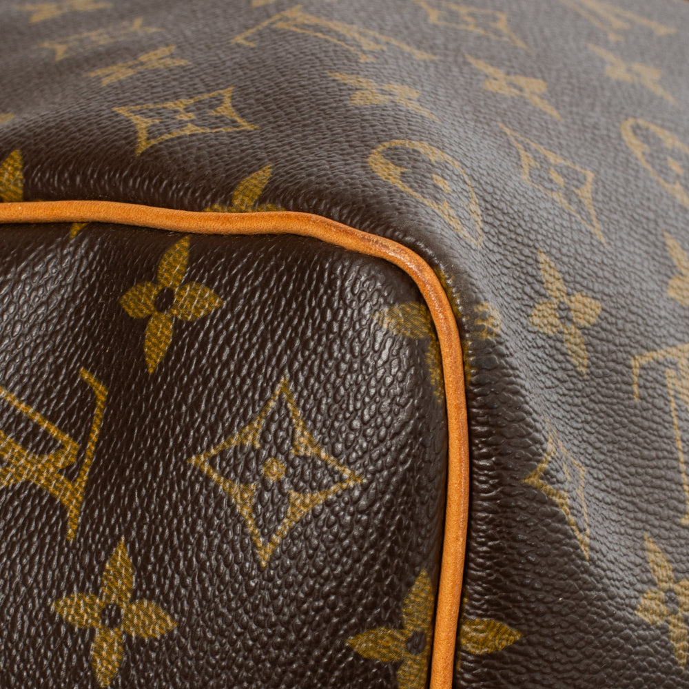Keepall 50 Vintage en toile monogram marron