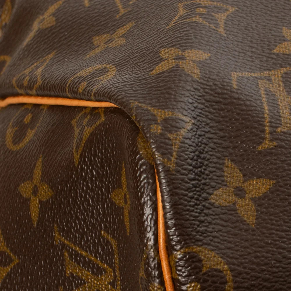 Keepall 55 Vintage en toile monogram marron