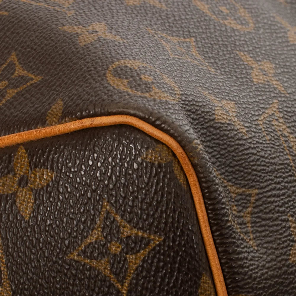 Keepall 50 Vintage en toile monogram marron