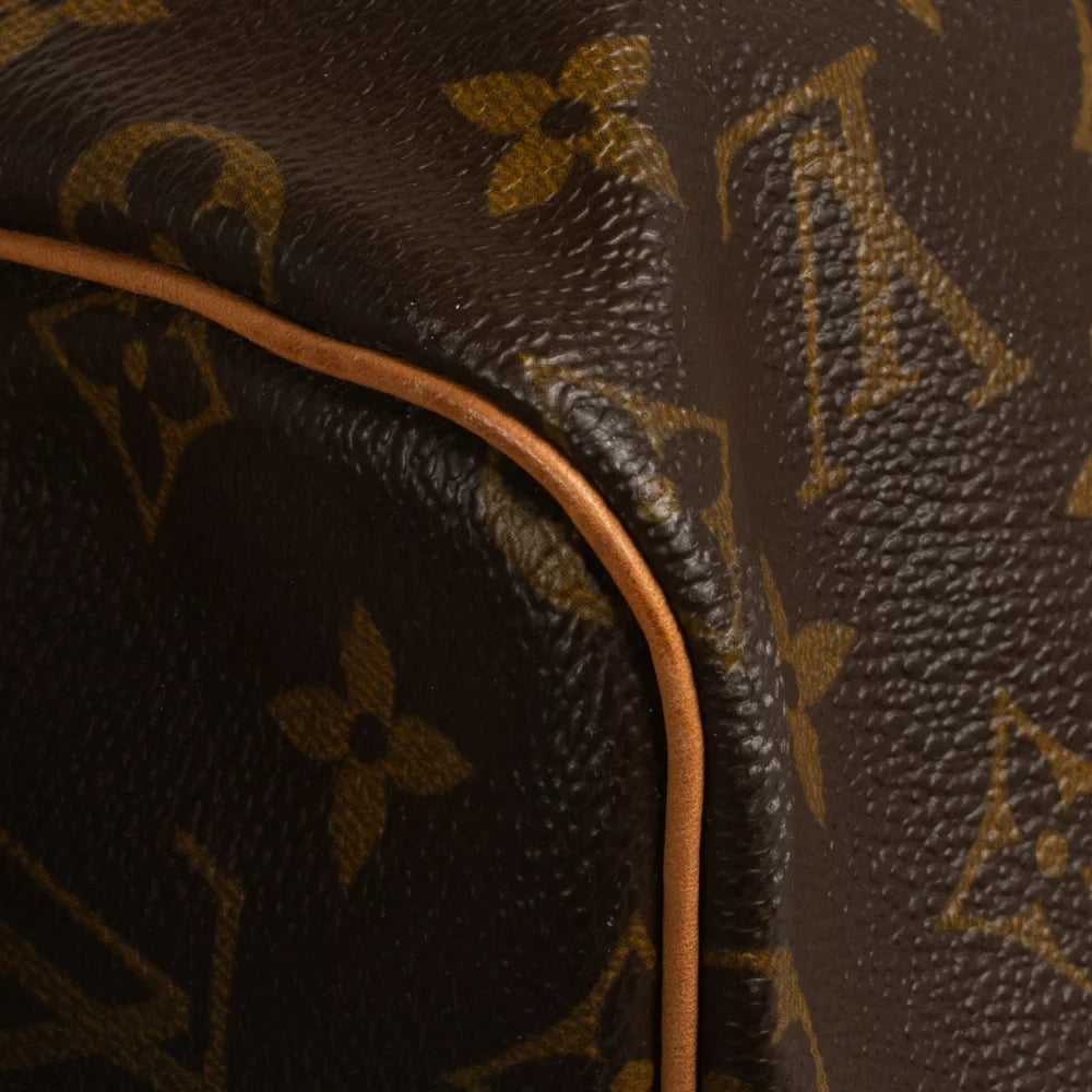 Keepall 55 Vintage en toile monogram marron