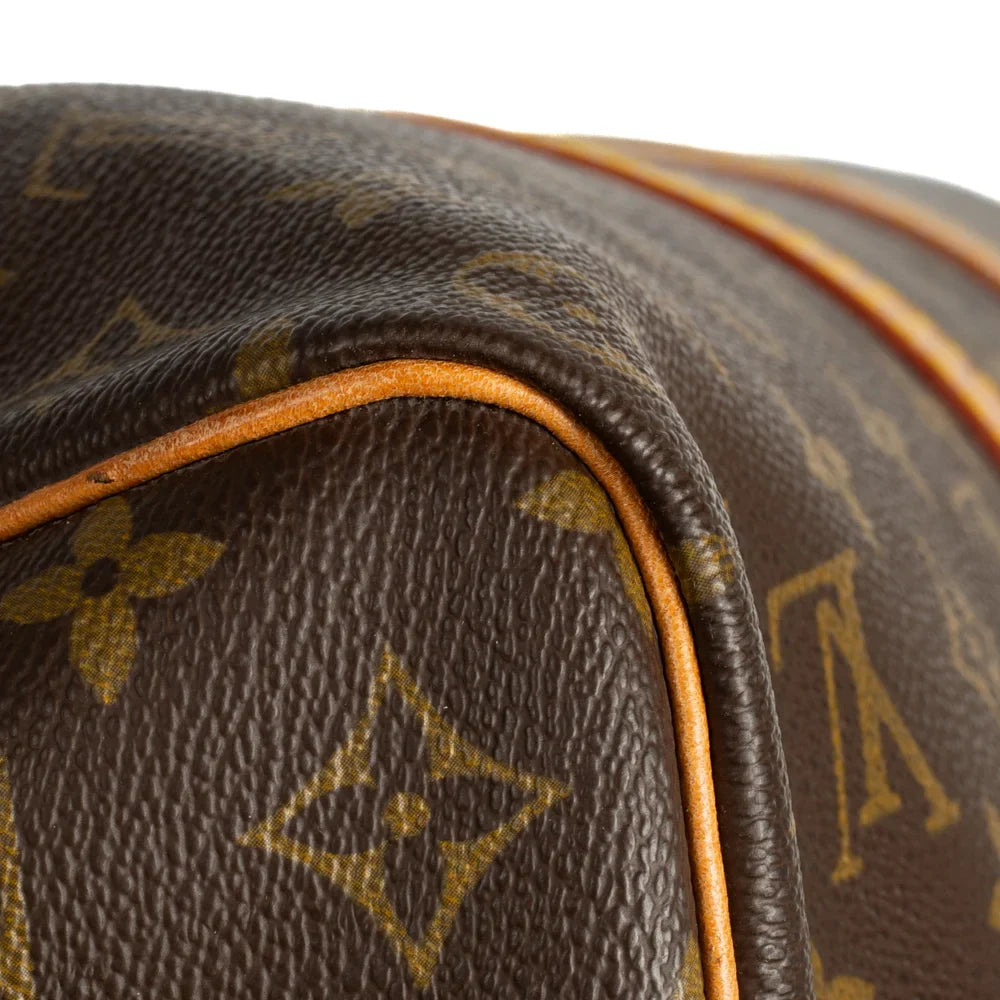Keepall 50 Vintage en toile monogram marron