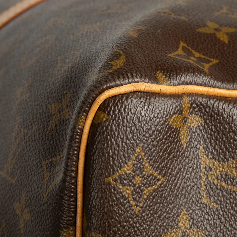Keepall 50 Vintage en toile monogram marron