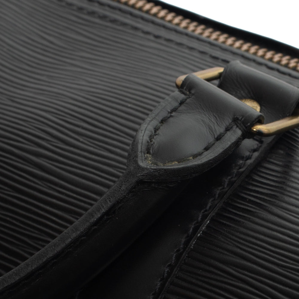 Keepall 50 Vintage en cuir épi noir