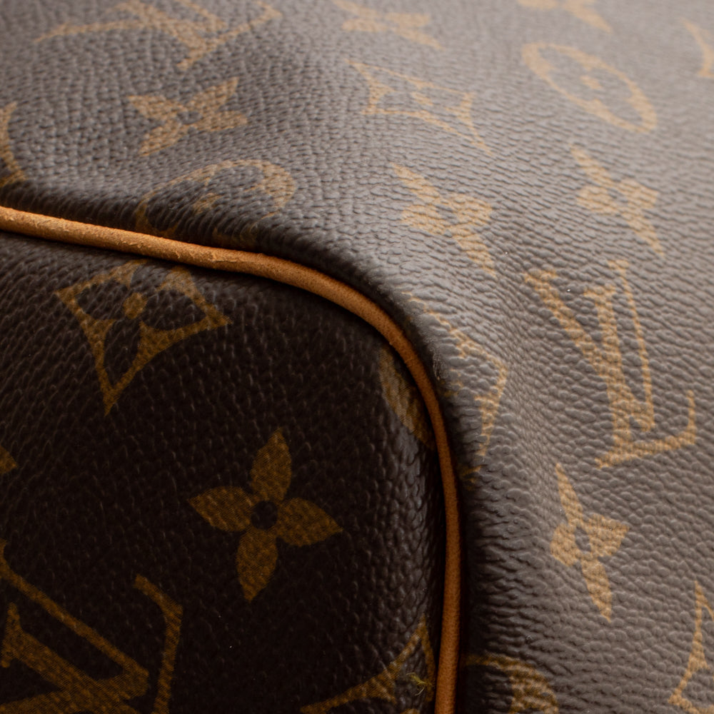 Keepall 55 Vintage en toile monogramme marron