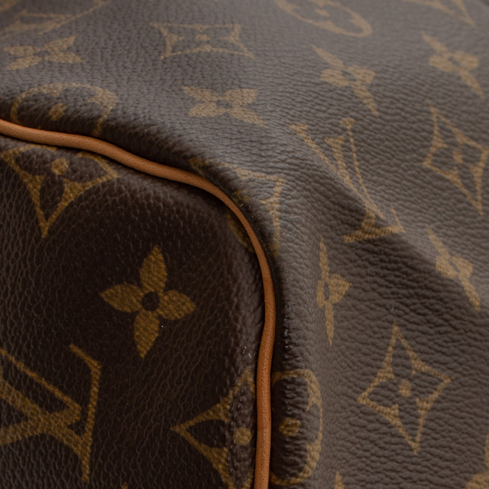 Keepall 55 Vintage en toile monogramme marron