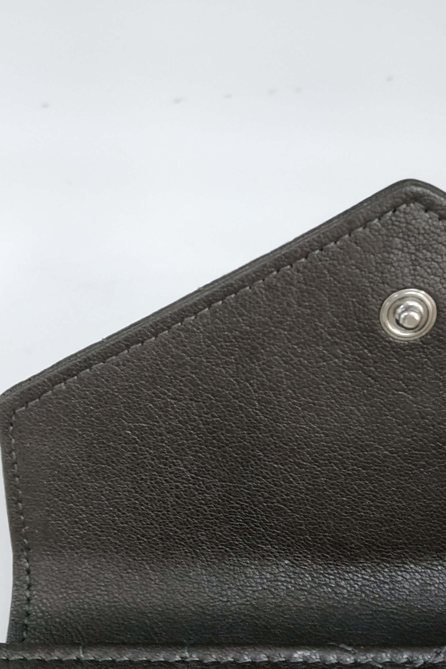 YSL Compact Wallet Dark Brown