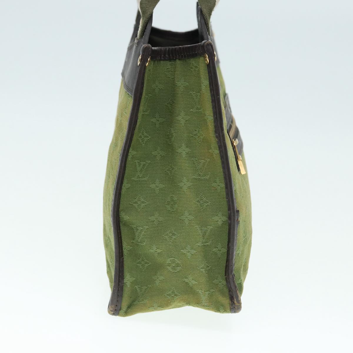 LOUIS VUITTON Monogram Mini Sac Catline Hand Bag TST Khaki M92327 LV Auth th5235