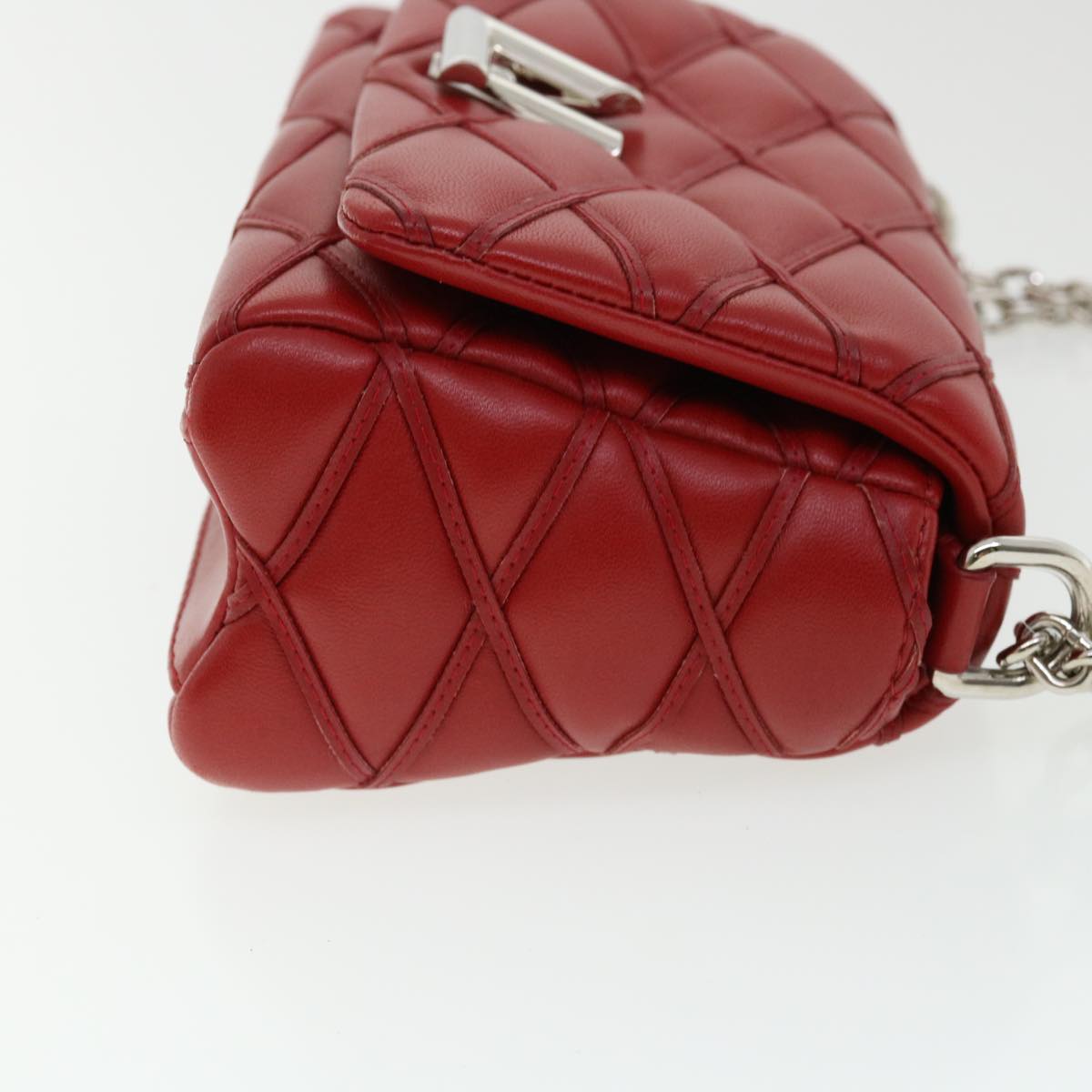 LOUIS VUITTON Martage GO-14MINI Chain Shoulder Bag Red M51000 LV 25727A