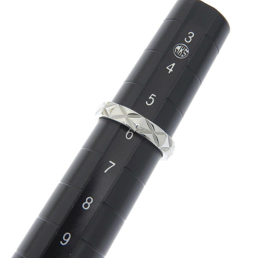 Chanel Pt950 Matelasse Ring Platinum #46